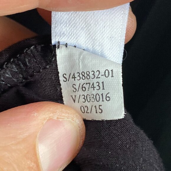 Athleta Tee Racerback Dress Sleeveless Ruched Black Size XS Extra Small 438832 - Picture 6 of 8